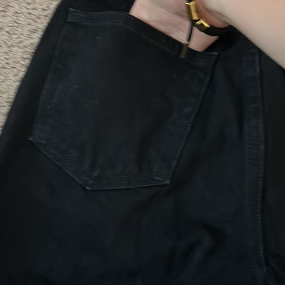 Black Mens Straight legged Jeans - Picture 6 of 6